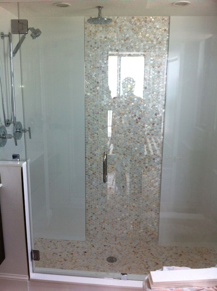 Custom Walk-In With Imported Tile